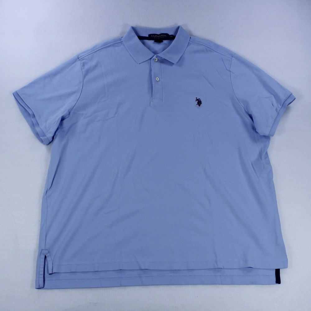 U.S. Polo Assn. Men's Polo Shirt - Light Blue - Size XXL - Excellent Condition